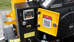 Щепорез бензиновый на шасси с тормозной системой  LS 100/27 CB